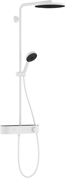 Hansgrohe Pulsify S set de duș perete cu termostat cu duș de ploaie alb 24220700