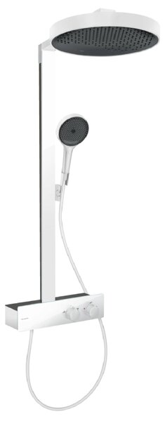 Hansgrohe Rainfinity set de duș perete cu termostat cu duș de ploaie alb 26853700