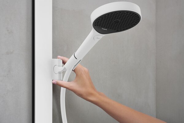Hansgrohe Rainfinity set de duș perete cu termostat cu duș de ploaie alb 26853700