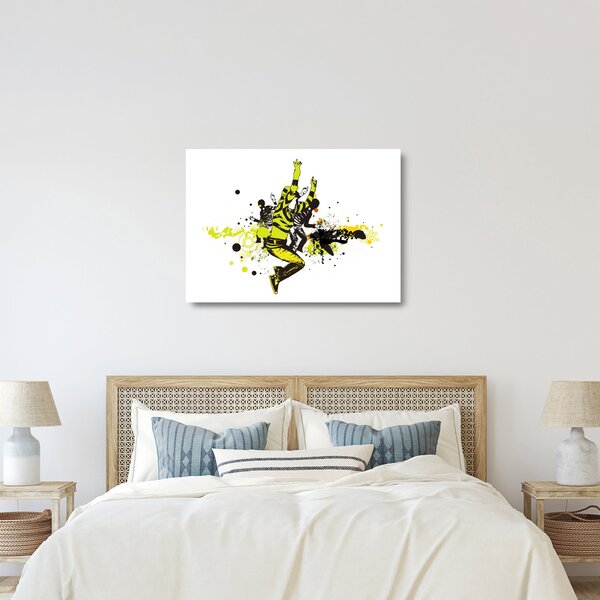 Tablou pe sticlă - Street dance (70x50 cm)