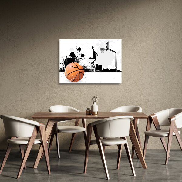 Tablou pe sticlă - Bachetbalist (70x50 cm)