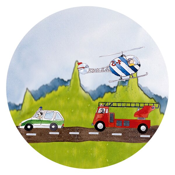Niermann Standby Automobile lampă de masă cu braț flexibil, Alb, Camera copiilor