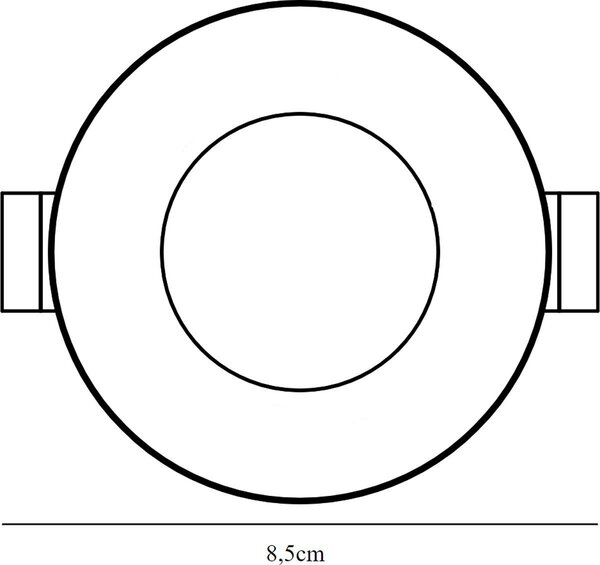 Nordlux Leonis lampă încorporată 3x4.5 W alb 49160101