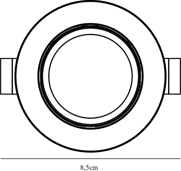 Nordlux Fremont lampă încorporată 3x4.5 W alb 2310036001