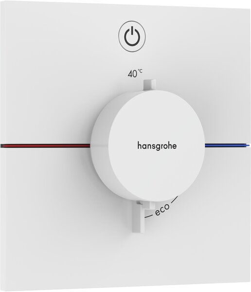 Hansgrohe ShowerSelect Comfort E baterie de duș ascuns cu termostat alb 15571700