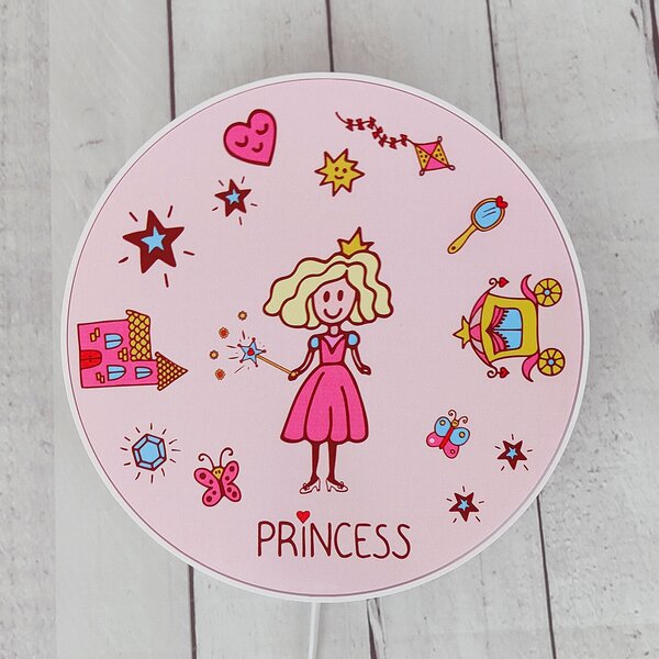 Niermann Standby Princess aplică cu comutator si ștecăr, Roz / Rosé, Camera copiilor, Plastic