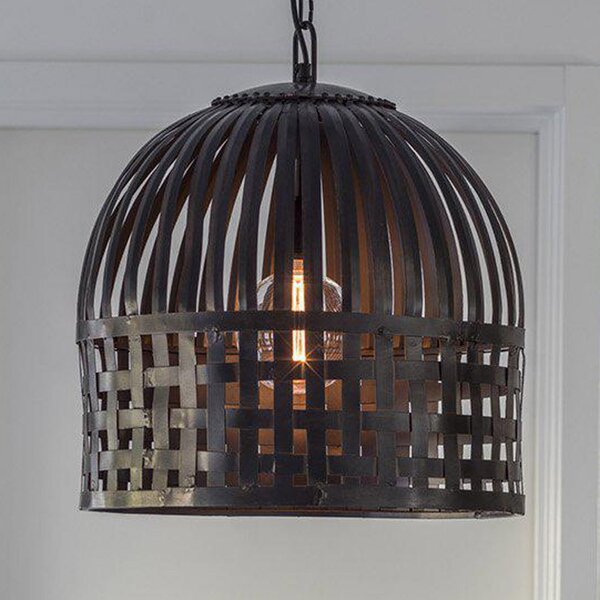 PR Home Lampă suspendată Sheffield în negru, Ø 46 cm, reglabil, Negru, Camera de zi / sufragerie, Metal