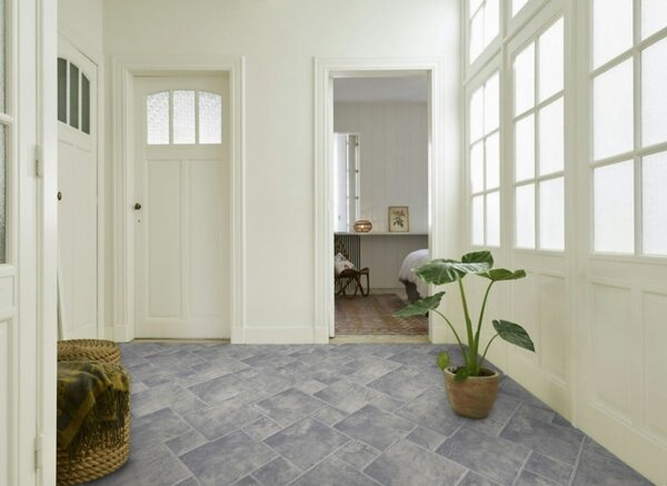 Linoleum Model Sand Stone 911, Latime 200 cm, Gri 200 x 400