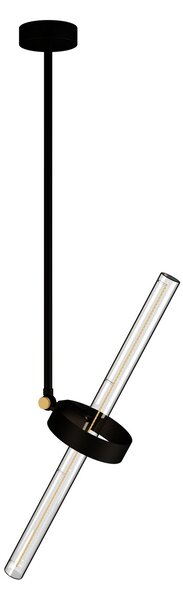 SEGULA Wiper lampă suspendată elem.lum. înclinabil, reglabil, Negru, Camera de zi / sufragerie, Metal, Modern