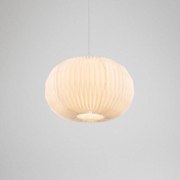 JUST LIGHT. GmbH Lampă suspendată Papel, albă, reglabil, Alb, Camera de zi / sufragerie, Plastic, Scandinavă