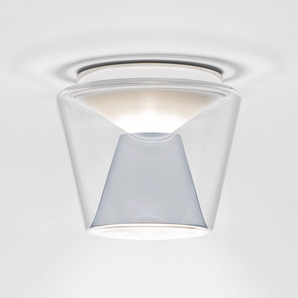 Serien Lighting serien.lighting Anexa L LED, Triac 2,700K lustruit, reglabil, Gri, Camera de zi / sufragerie, Sticlă, Modern