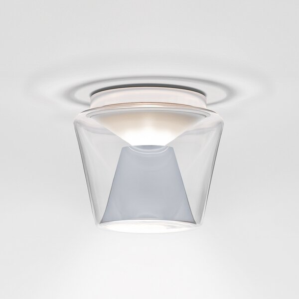 Serien Lighting serien.lighting Anexa M LED, Triac 2,700K lustruit, reglabil, Gri, Camera de zi / sufragerie, Sticlă, Modern