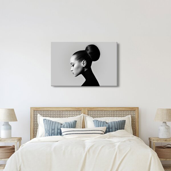 Tablou - Profilui femeii frumoase (90x60 cm)
