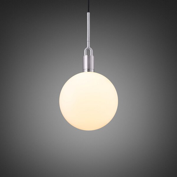 Buster + Punch Forked Pendulum Ø 29 cm oțel/opal, reglabil, Alb, Camera de zi / sufragerie, Metal, Suspensie cu flacără unică