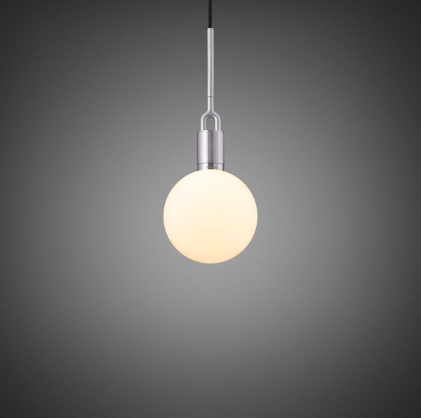 Buster + Punch Forked Pendulum Ø 20 cm oțel/opal, reglabil, Alb, Camera de zi / sufragerie, Metal, Suspensie cu flacără unică