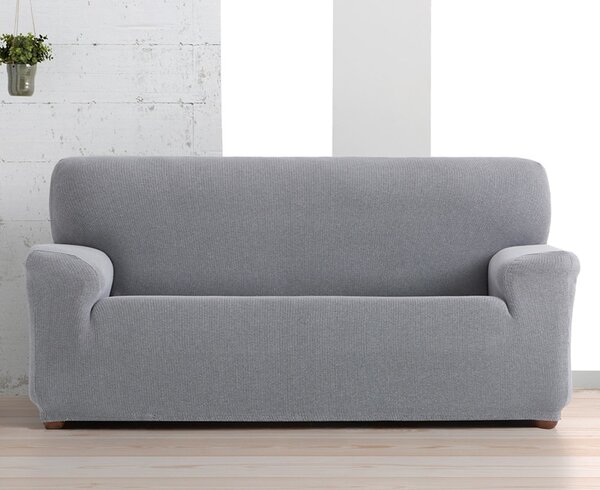 Husă Creta pentru canapea cu trei locuri, alb-negru alb 180-230 cm
