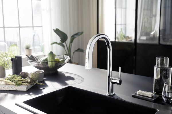 Hansgrohe Aqittura M91 baterie de bucatarie cu filtru pe picior crom 76836000