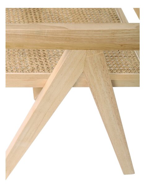 Scaun din lemn Stella Light, ratan