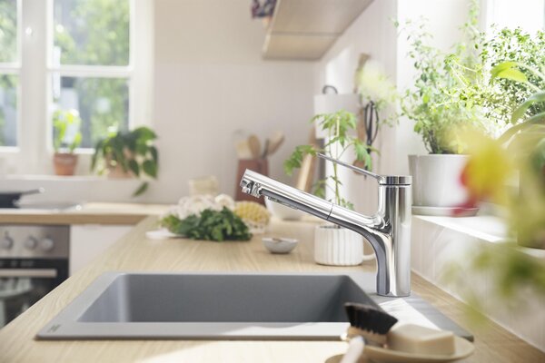 Hansgrohe Zesis M33 baterie bucătărie pe picior crom 74820000