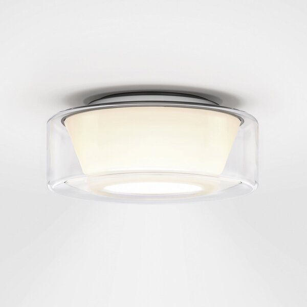 Serien Lighting serien.lighting plafonieră Curling M 927 Sticlă/conică, reglabil, Transparent, Camera de zi / sufragerie, Sticlă, Design