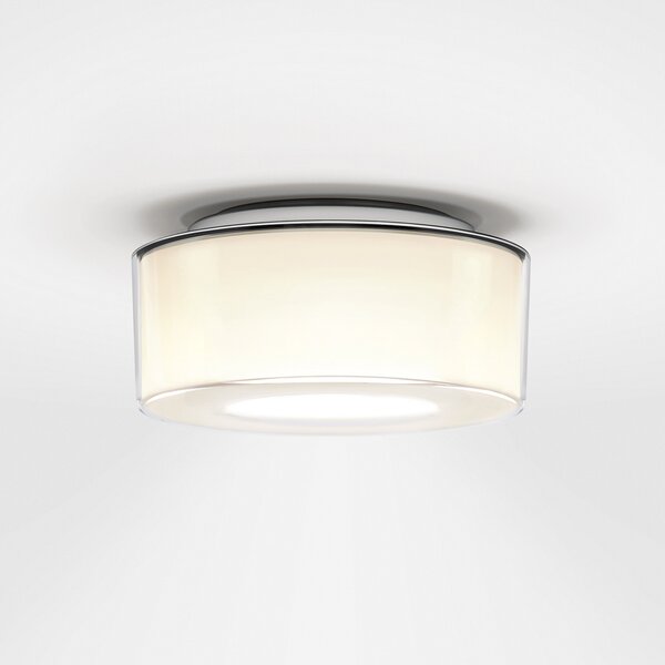 Serien Lighting serien.lighting Curling M plafon 927 acrilic/cilindru, reglabil, Transparent, Camera de zi / sufragerie, Plastic, Design