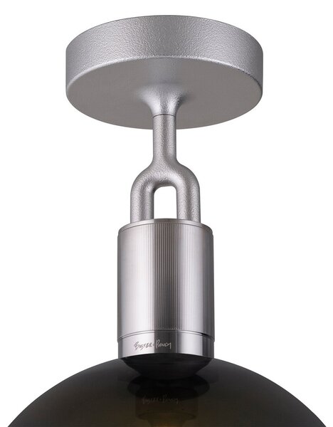 Buster + Punch cu furculiță Oțel/glonț afumat Ø 20cm, reglabil, Gri, Camera de zi / sufragerie, Metal