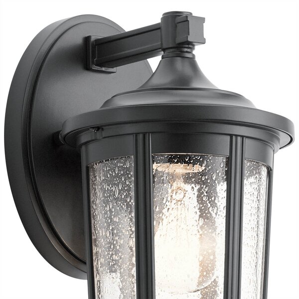 Quintiesse Aplică de exterior Fairfield, negru, un flux, reglabil, Negru, Metal, Antichitate