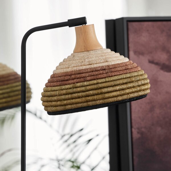 Forestier Grass lampă de masă, verde, Negru, Camera de zi / sufragerie, Metal, Design, Ecran de masă în poziție verticală