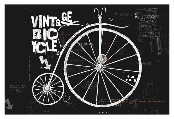 Tablou - Velociped (90x60 cm)