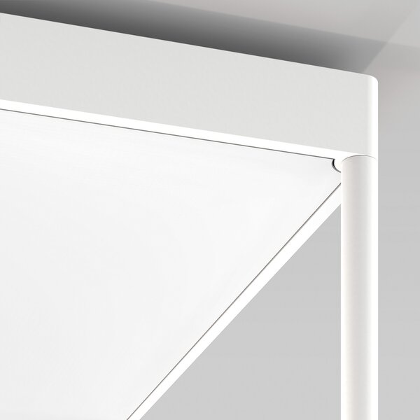 Serien Lighting serien.lighting Reflex 2 S 200 alb/alb mat, reglabil, Alb, Camera de zi / sufragerie, Metal, Design