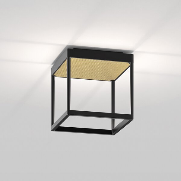 Serien Lighting serien.lighting Reflex 2 S 200 negru/auriu, reglabil, Negru, Camera de zi / sufragerie, Metal, Design