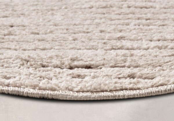 Covor bej rotund ø 160 cm Panglao New York Taupe – Elle Decoration