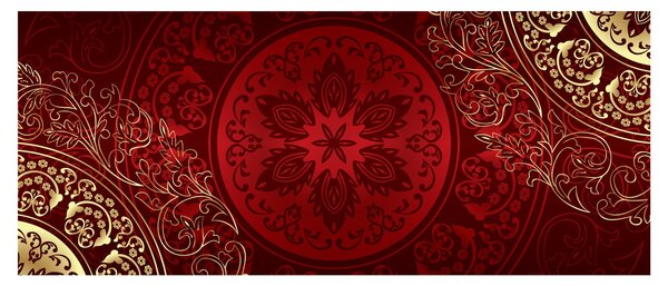 Tablou - Mandale aurii (120x50 cm)