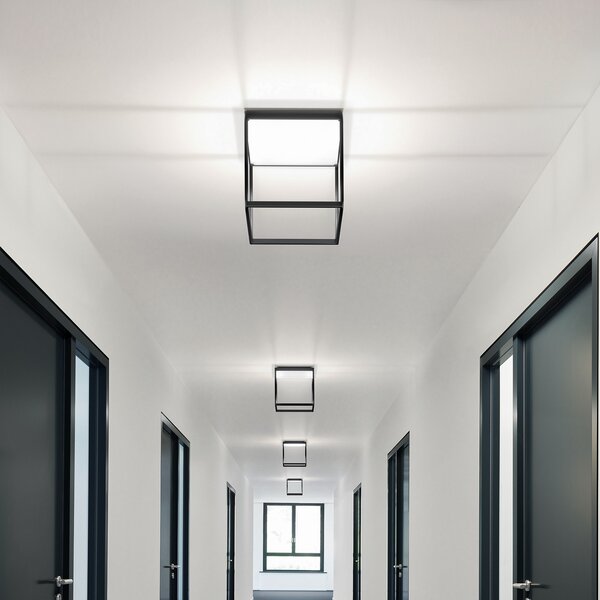 Serien Lighting serien.lighting Reflex 2 M 300 negru/alb mat, reglabil, Negru, Camera de zi / sufragerie, Metal, Design