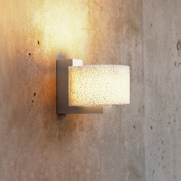 Serien Lighting serien.lighting Aplică LED Reef, finisaj periat, reglabil, Metalic, Camera de zi / sufragerie, Metal, Design