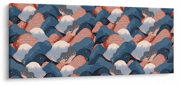 Tablou - Valuri și dealuri (120x50 cm)