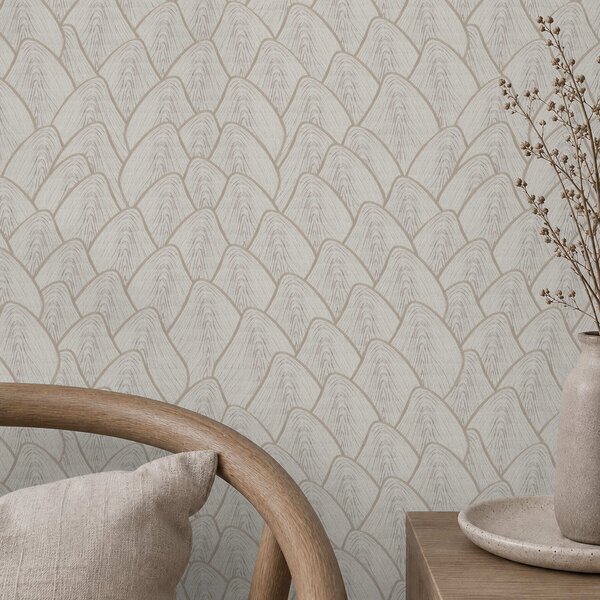 Tapet Model abstract cu dealuri în nuanțe naturale, Tapet modern, a01129 : Uwalls.ro
