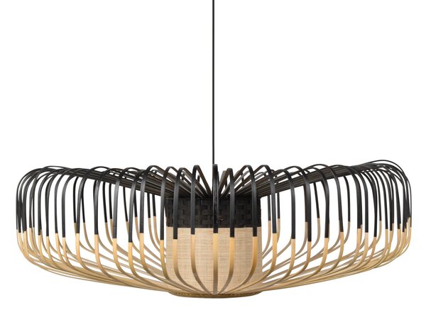 Forestier Bamboo up XXL suspendată nat./negru, reglabil, Lemn, Camera de zi / sufragerie, Bamboo, Design