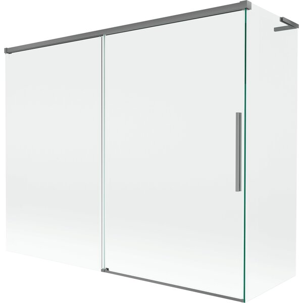Mexen Rox, paravan de baie glisant cu 2 aripi, L, 190 + 80 x 150 cm, sticlă transparentă de 8 mm, profil grafit, 8C9L-190-080-95-00