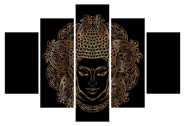 Tablou - Buddha auriu (150x105 cm)