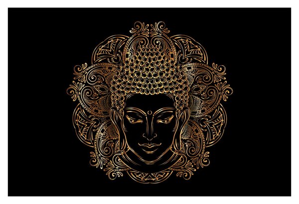Tablou - Buddha auriu (90x60 cm)