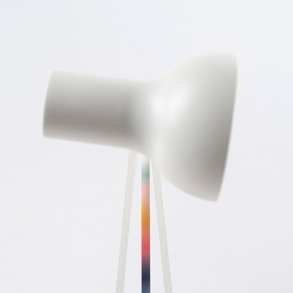 Anglepoise Type 75 Paul Smith Edition 6 lampadar, Alb, Camera de zi / sufragerie, Metal, Design, Umbrelă în picioare