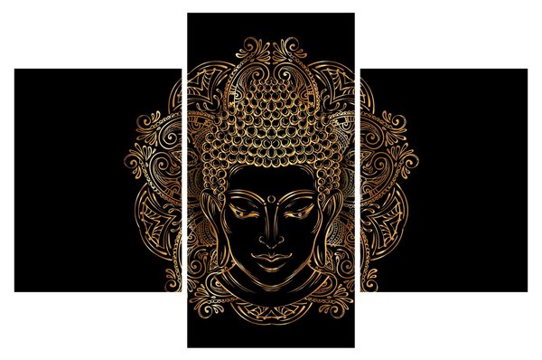 Tablou - Buddha auriu (90x60 cm)
