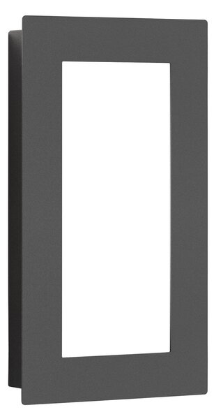 LCD Aplică LED de exterior 3008 grafit, Gri, Metal, Modern
