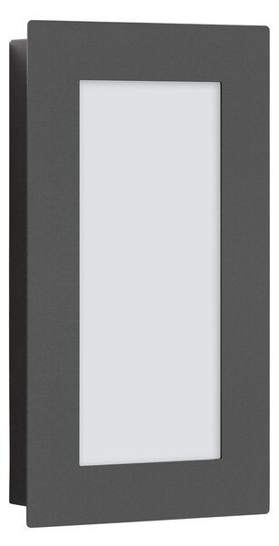LCD Aplică LED de exterior 3008 grafit, Gri, Metal, Modern