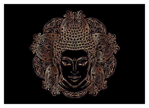 Tablou - Buddha auriu (70x50 cm)