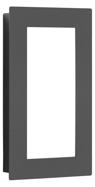 LCD Aplică LED de exterior 3008 grafit, senzor mișcare, Gri, Metal, Modern