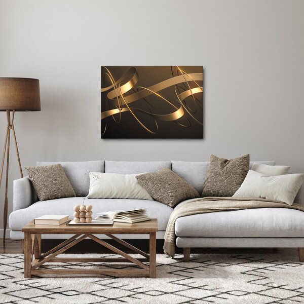Tablou - Panglici de bronz (70x50 cm)