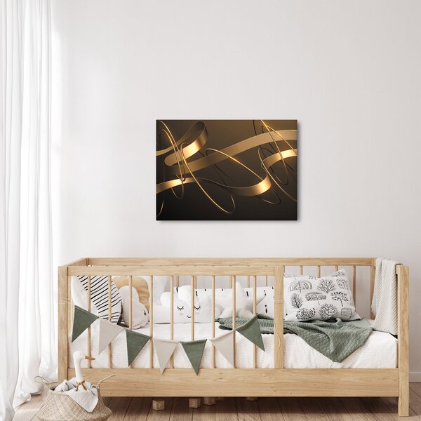 Tablou - Panglici de bronz (70x50 cm)