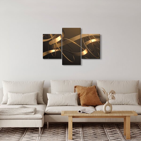 Tablou - Panglici de bronz (90x60 cm)